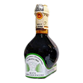 Traditional Balsamic Vinegar of Modena PDO, minimum 12 years of aging. Packaged in the official box of the Antiche Acetaie producers consortium, dispenser and flyer. € 40 per bottle.
